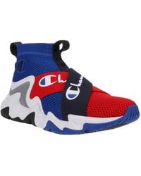 champion shoes black and blue