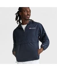 Champion - Stadium Packable Jacket, Script Logo - Lyst