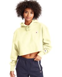 women's reverse weave cropped cut off hood