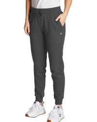 gray champion sweatpants womens