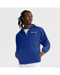 Champion - Stadium Packable Jacket, Script Logo - Lyst