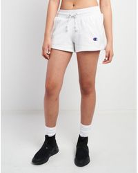 Champion Fleece Reverse Weave Shorts | Lyst