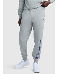 Champion - Powerblend Joggers, Script Logo - Lyst