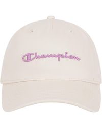 Champion - Script Embroidery Adjustable Cap - Lyst
