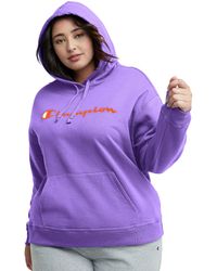 Purple Champion Hoodies for Women | Lyst