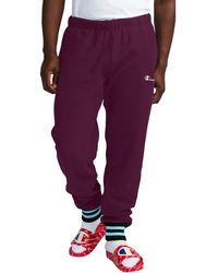champion reverse weave yarn dye joggers