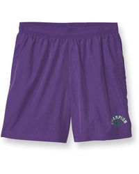 champion nylon shorts purple