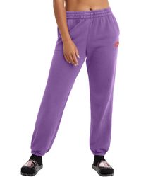 Champion Powerblend Vintage Wash Sweatpants - Purple