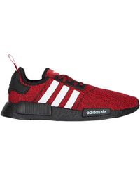 nmd r1 shoes red and black