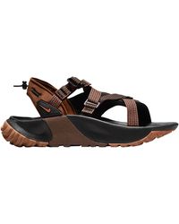 Nike Rubber Oneonta Sandals in Black | Lyst