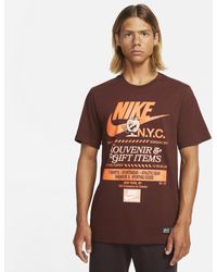 Nike Nyc Tag T-shirt in Black for Men | Lyst