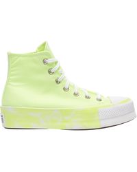 yellow chunky converse