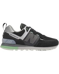 New Balance Leather New Balance 574 Glitter Punk Shoes in Metallic Gold  (Metallic) | Lyst