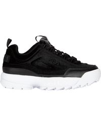 fila black velvet shoes