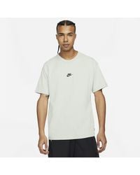 Nike Cotton Nsw Prem Essential T-shirt in Yellow/Black (Yellow) for Men ...
