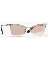 CHANEL - Cat-Eye Sunglasses - Lyst