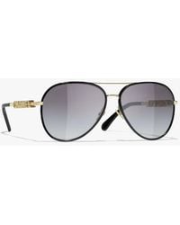 CHANEL - Pilot Sunglasses - Lyst