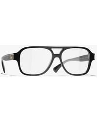 CHANEL - Pilot Eyeglasses - Lyst