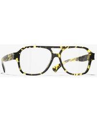 CHANEL - Pilot Eyeglasses - Lyst