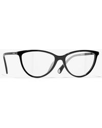 CHANEL - Cat Eye Eyeglasses - Lyst