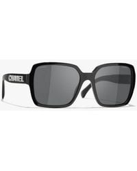 CHANEL - Square Sunglasses - Lyst