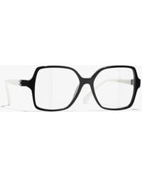 CHANEL - Square Eyeglasses - Lyst