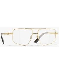 CHANEL - Pilot Eyeglasses - Lyst
