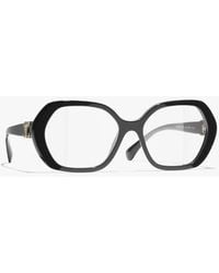 CHANEL - Square Eyeglasses - Lyst