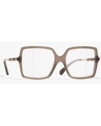 CHANEL - Square Eyeglasses - Lyst