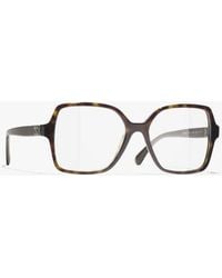 CHANEL - Square Eyeglasses - Lyst