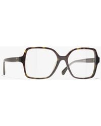 CHANEL - Square Eyeglasses - Lyst