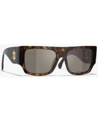 CHANEL - Square Sunglasses - Lyst