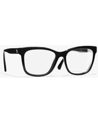 CHANEL - Square Eyeglasses - Lyst