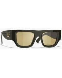 CHANEL - Square Sunglasses - Lyst