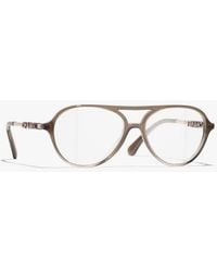 CHANEL - Pilot Eyeglasses - Lyst