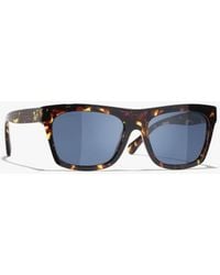 CHANEL - Square Sunglasses - Lyst