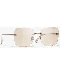 CHANEL - Square Light Glasses - Lyst