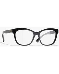 CHANEL - Square Eyeglasses - Lyst