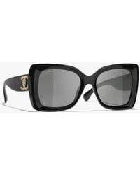 CHANEL - Square Sunglasses - Lyst