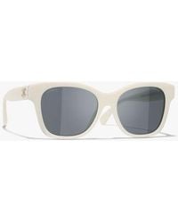 CHANEL - Square Sunglasses - Lyst