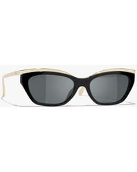 CHANEL - Cat-Eye Sunglasses - Lyst