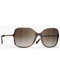 CHANEL - Square Sunglasses - Lyst