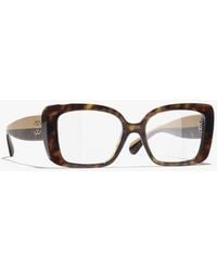 CHANEL - Square Eyeglasses - Lyst