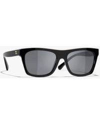 CHANEL - Square Sunglasses - Lyst