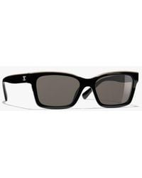 CHANEL - Square Sunglasses - Lyst