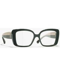 CHANEL - Square Eyeglasses - Lyst