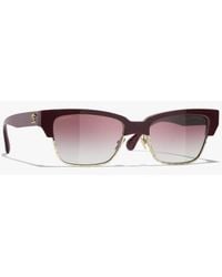 CHANEL - Cat-Eye Sunglasses - Lyst
