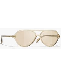 CHANEL - Pilot Sunglasses - Lyst