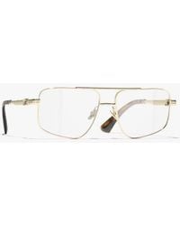 CHANEL - Pilot Eyeglasses - Lyst