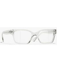 CHANEL - Rectangle Eyeglasses - Lyst